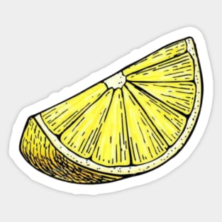 Slice of Lemon Sticker